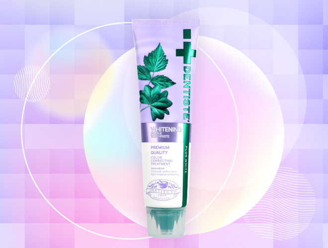 ยาสีฟันสีม่วง Dentiste Whitening Purple Toothpaste