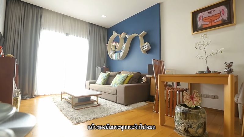 บ้าน นุ่น ศิรพันธ์ ท็อป พิพัฒน์ ห้องนั่งเล่น