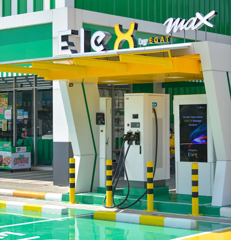 สถานีชาร์จรถไฟฟ้า elex by gat