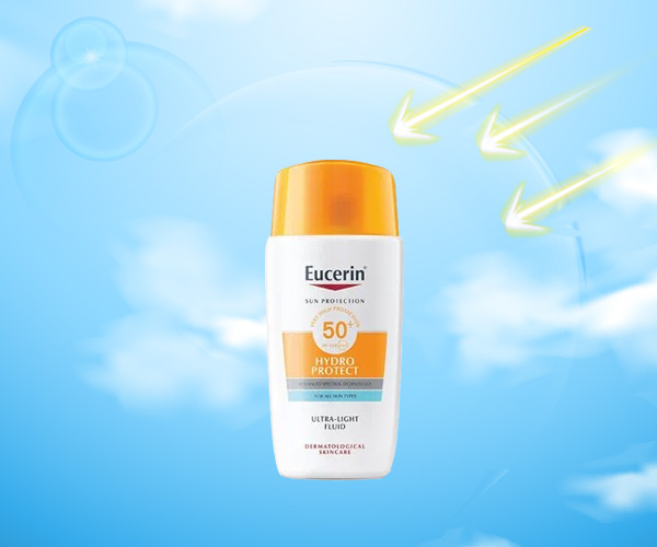 Eucerin SUN HYDRO PROTECT ULTRA LIGHT FLUID SPF50+ ครีมกันแดดผู้ชาย 2023