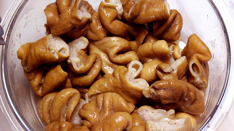 ไส้หมูพะโล้