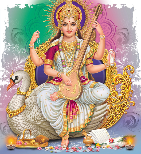 พระแม่สรัสวดี (Saraswati)
