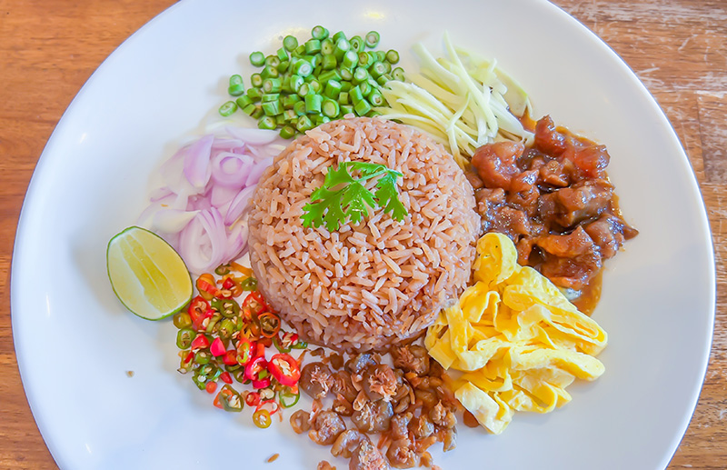 ข้าวคลุกกะปิ เมนูวันแม่ อาหารไทย สูตรอาหาร