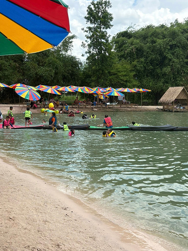 หาดชูใจ สมุทรปราการ ที่เที่ยวทะเลน้ำจืด