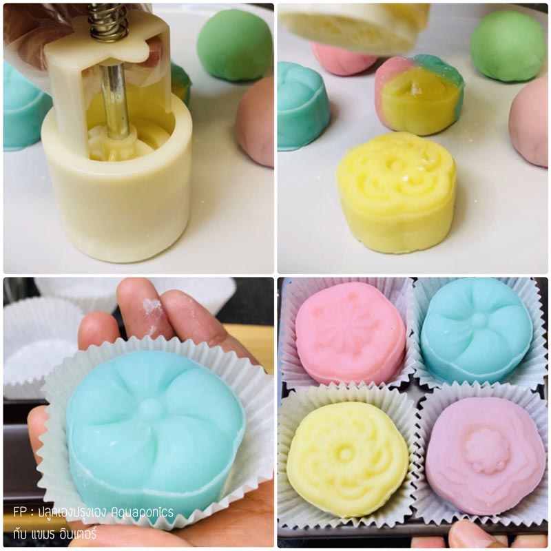 ขนมบัวหิมะไส้ถั่ว