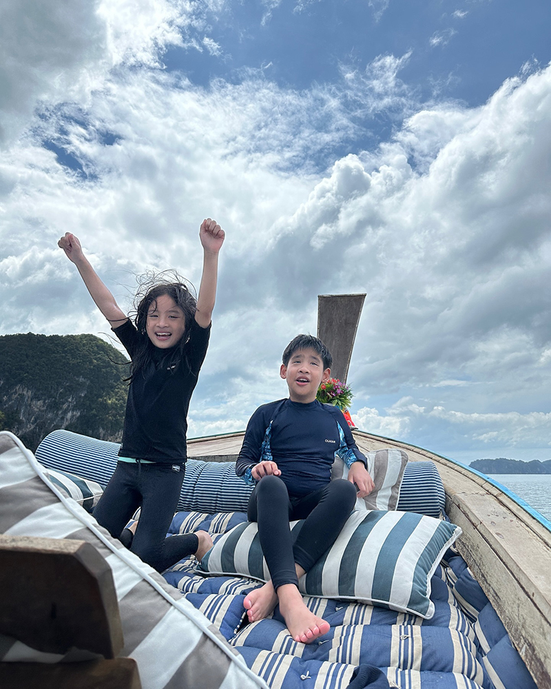 หมอโอ๊ค โอปอล์ ยกครอบครัวเที่ยวเกาะ