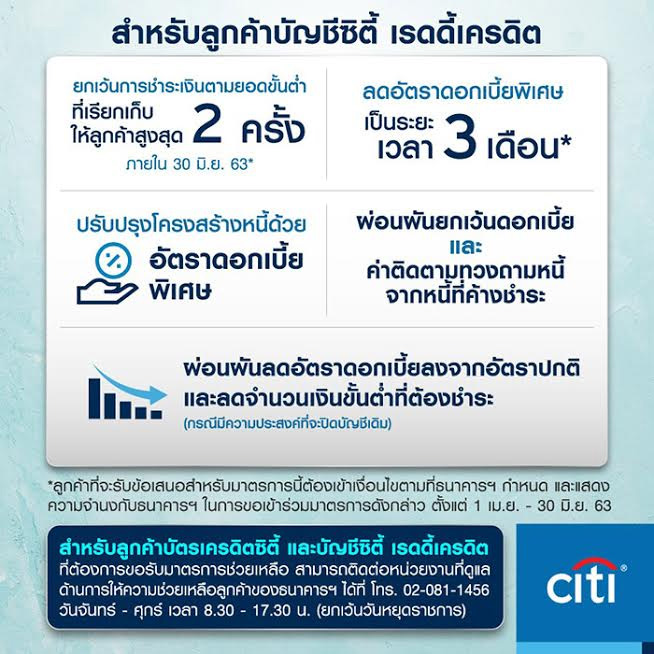 พักหนี้-ลดดอกเบี้ยบัตรเครดิต