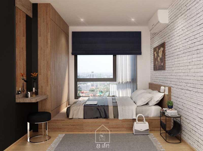 แต่งห้องนอนคอนโด