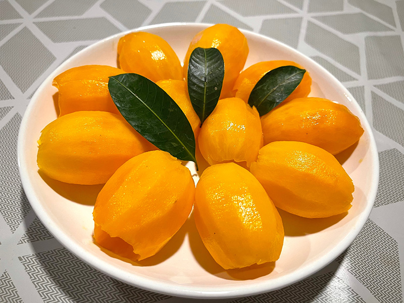 ไอศกรีมมะยงชิด มะยงชิดซอร์เบต เมนูมะยงชิด ของหวานหน้าร้อน ไอศกรีมโฮมเมด สูตรขนม