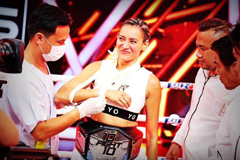 10 Fight 10 โย ยศวดี ซาบีน่า 