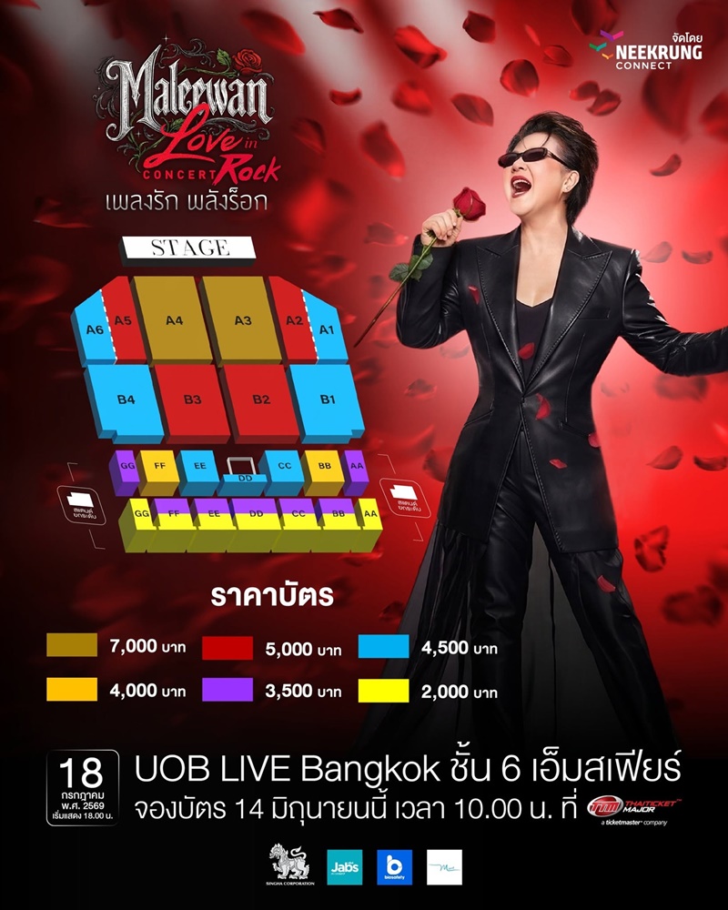 Maleewan Love in Rock Concert