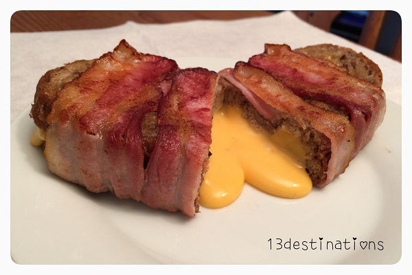 แซนด์วิชเบคอนชีส เมนูจากเบคอน เบคอนทำอะไรกินได้บ้าง สูตรอาหาร