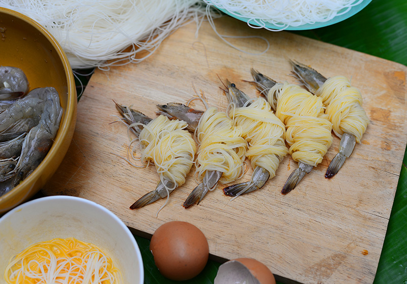 กุ้งสร่ง เมนูอาหารว่าง ของทอด อาหารไทยโบราณ สูตรอาหาร