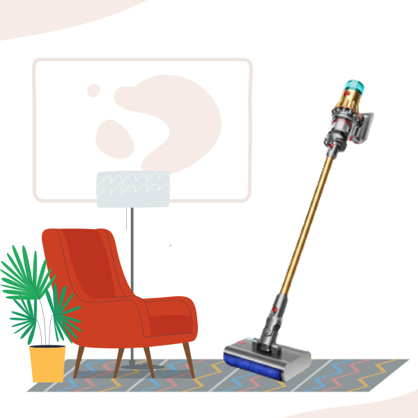 เครื่องดูดฝุ่นถูพื้นไร้สาย Dyson V12s Detect Slim Submarine