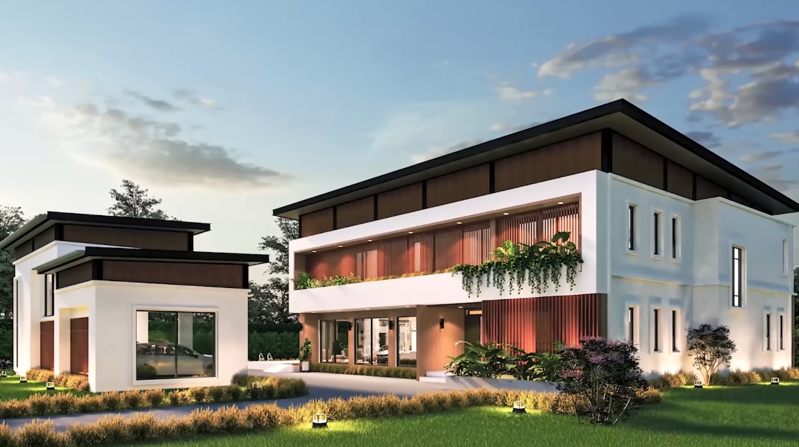 เบนซ์-มิค ทำพิธีลงเสาเอกเสาโท