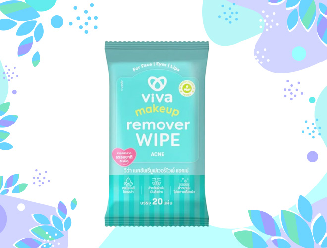 Viva แผ่นเช็ดเครื่องสำอาง Cleansing Wipes ยี่ห้อไหนดี