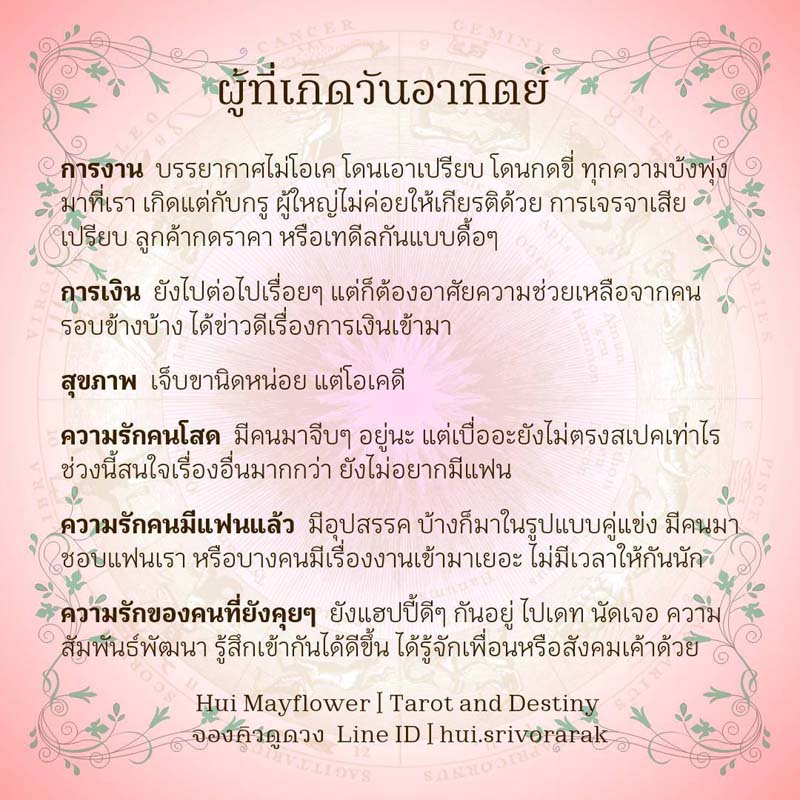 ดวงรายสัปดาห์