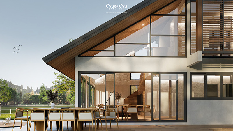 แบบบ้านทรอปิคอล เขาใหญ่