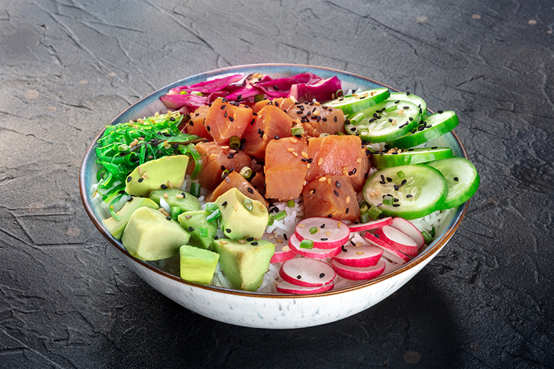 Poke Bowl โปเกโบว์ล เมนูอาหารนานาชาติ