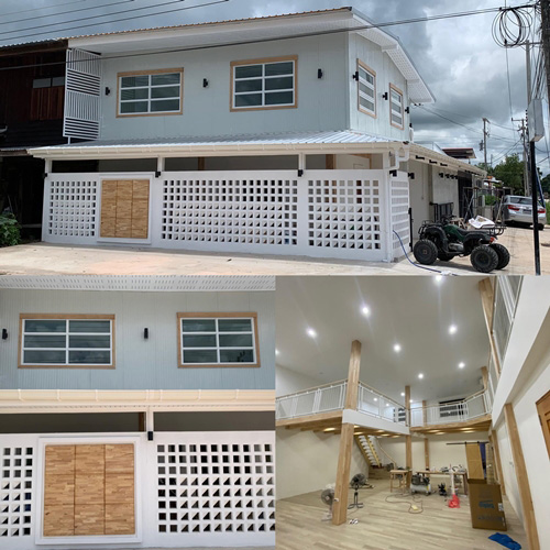 รีโนเวทห้องแถวไม้ 2 ชั้น
