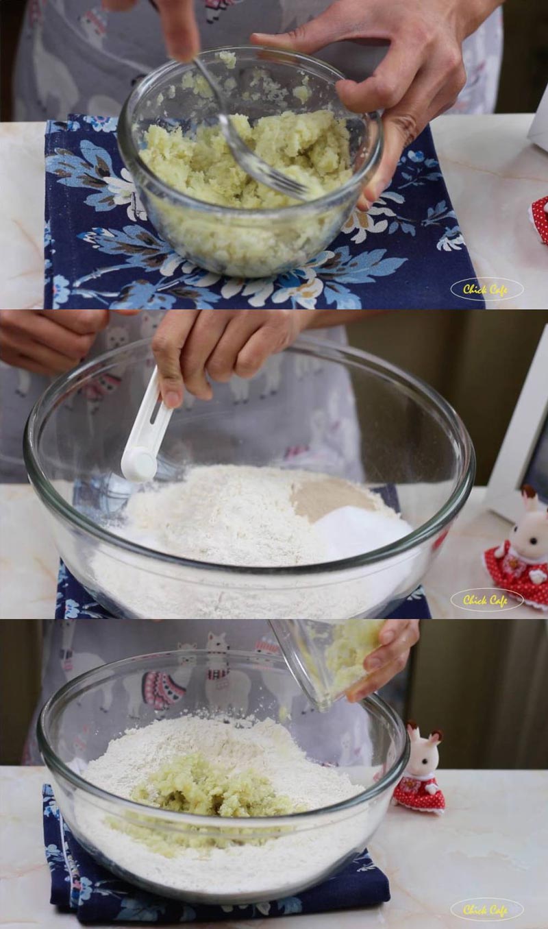 ขนมปังปอนด์มันเทศ