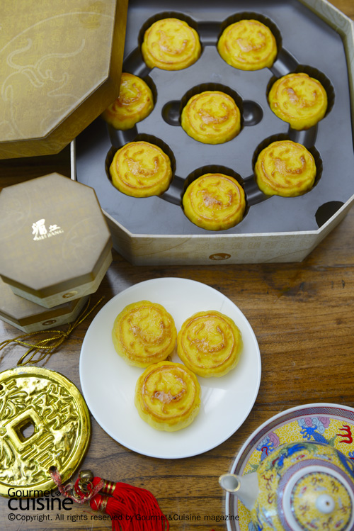 ขนมไหว้พระจันทร์ไส้คัสตาร์ด