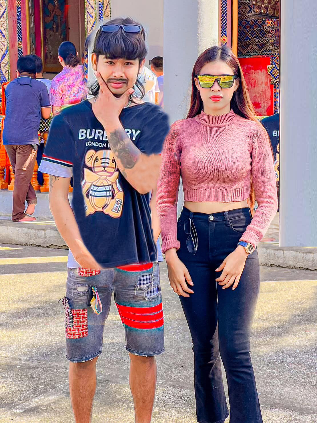 ถ่ายรูปกับแฟน