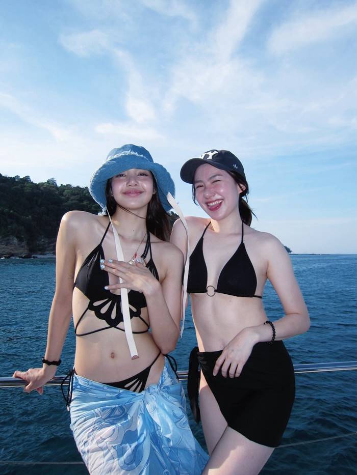 ลิซ่า BLACKPINK ล่องเรือภูเก็ต เดียร์น่า เชอรีน 