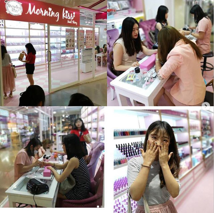 ร้านทำเล็บ, เพนต์เล็บ