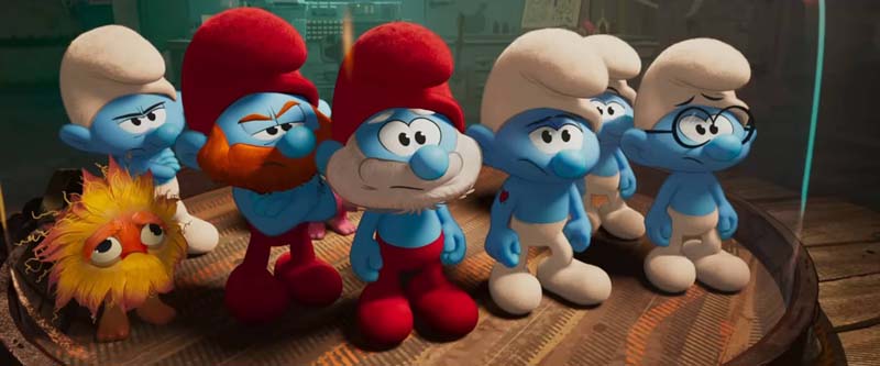ตัวละครสเมิร์ฟจากหนัง Smurfs 2025