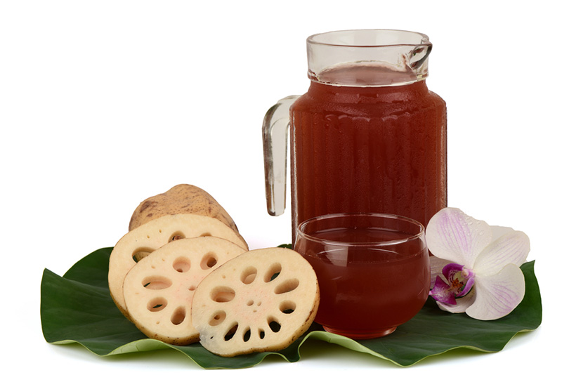 น้ำรากบัว เครื่องดื่มสมุนไพร สูตรเครื่องดื่ม