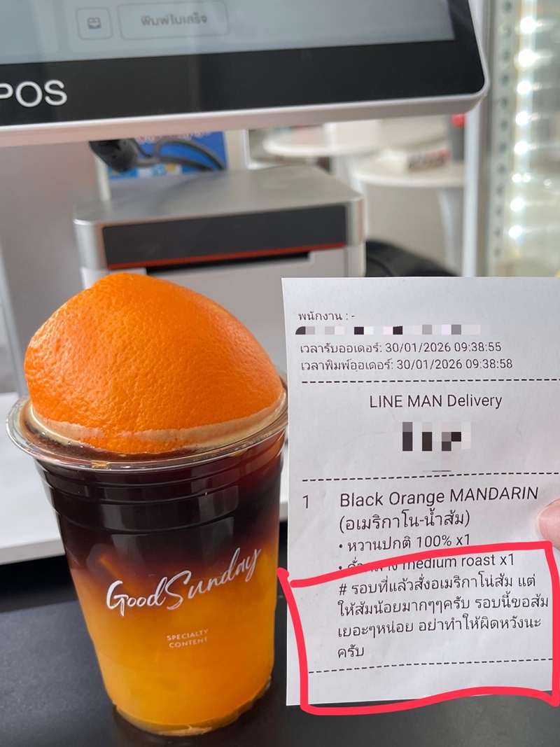 อเมริกาโน่ส้ม