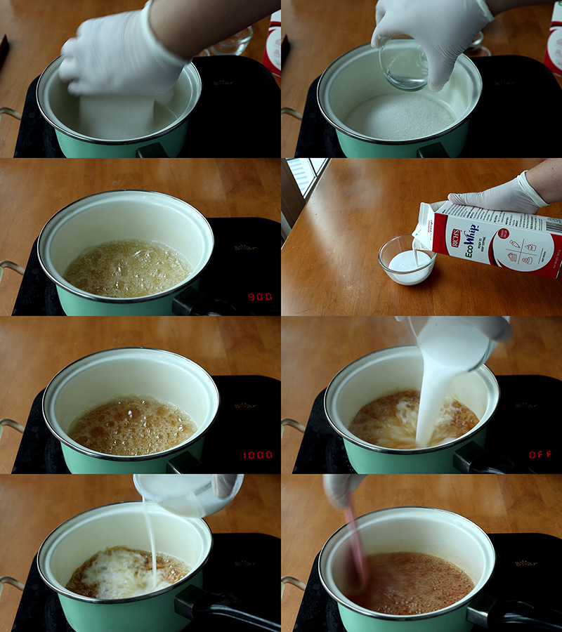Cheese Flan Coffee Cake เค้กกาแฟเลเยอร์ สูตรขนมเค้ก สูตรขนม