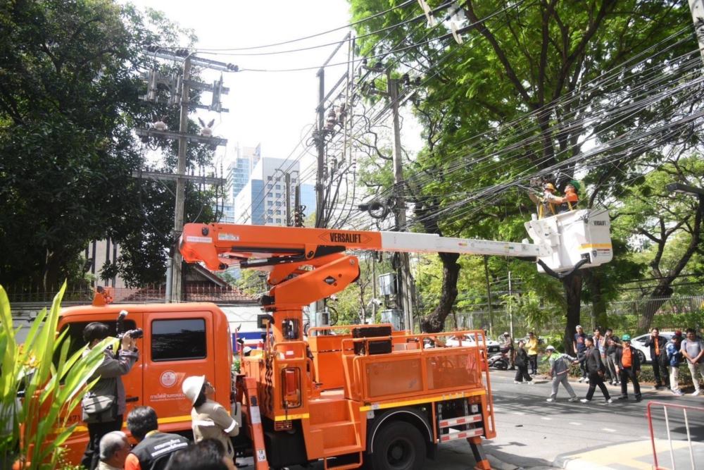 MEA จับมือภาคี รื้อสายสื่อสาร ถ.วิทยุ เส้นแรกปี 68