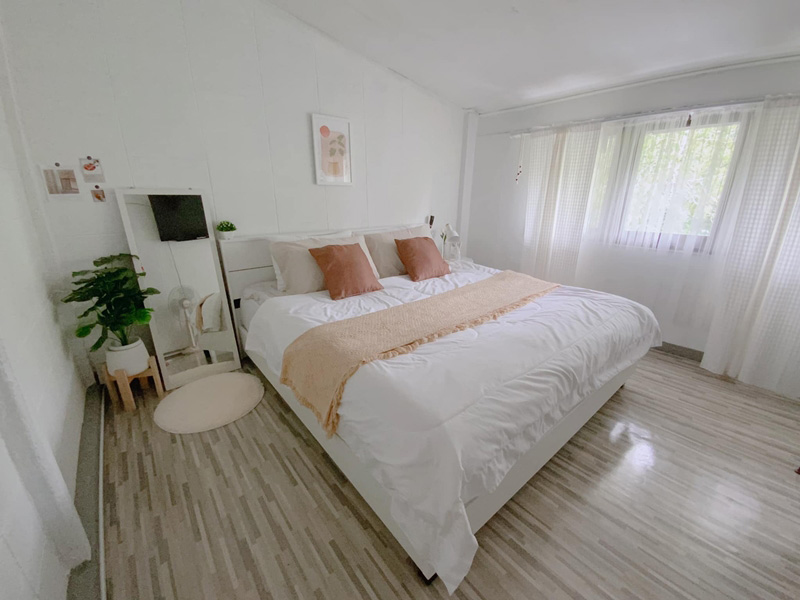 รีโนเวทห้องนอนบ้านพักข้าราชการ