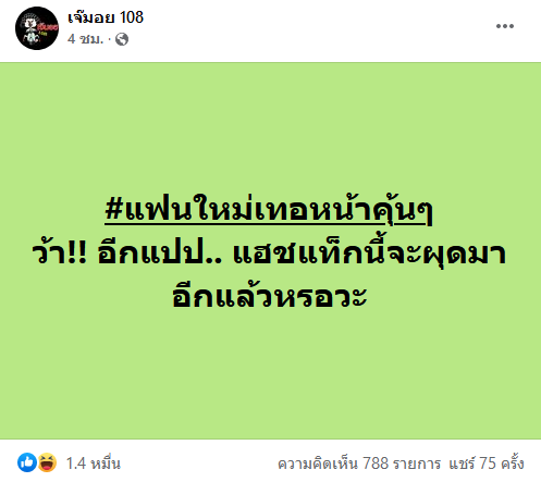 ดาราคบแฟนใหม่หน้าคุ้น