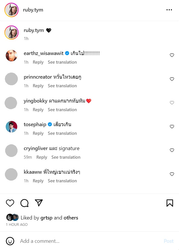 ทับทิม The Face ทับทิม ภรัณยา