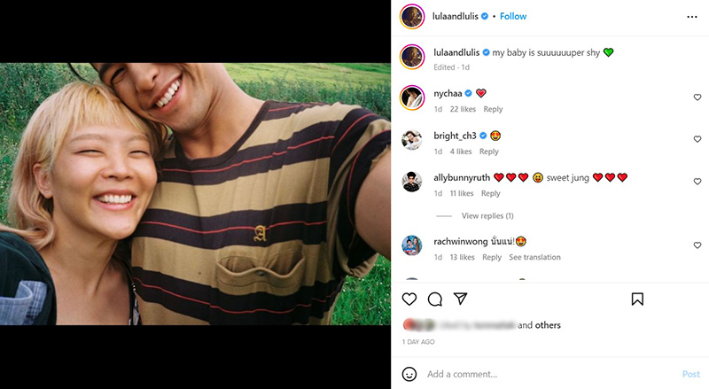 ลุลา ลงรูปคู่หวาน ฟิลลิปส์ The Face