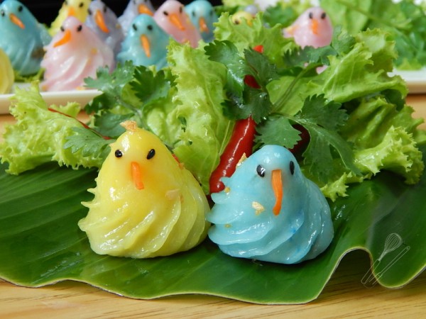 วิธีห่อขนมจีบ