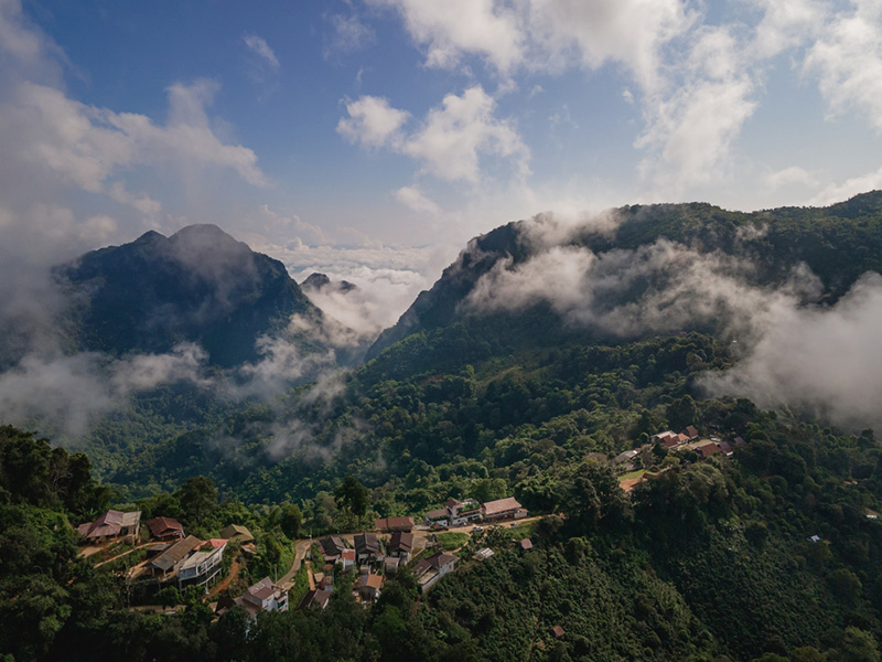 บรรยากาศบ้านผาฮี้