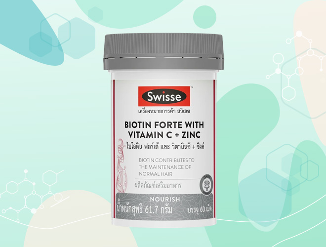 Swisse Biotin Forte With Vitamin C + Zinc