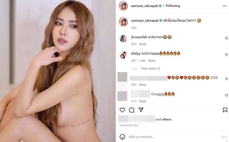 น้ำหวาน The Face ดาราเซ็กซี่