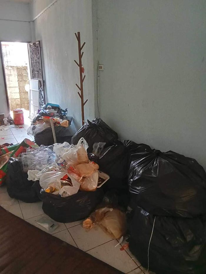 แม่ลูกอ่อน ทำห้องสกปรก