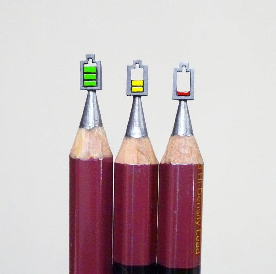 แกะสลักไส้ดินสอ