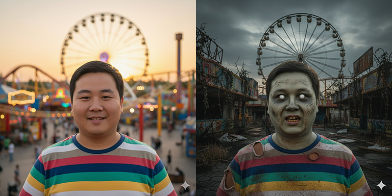 แต่งรูปซอมบี้