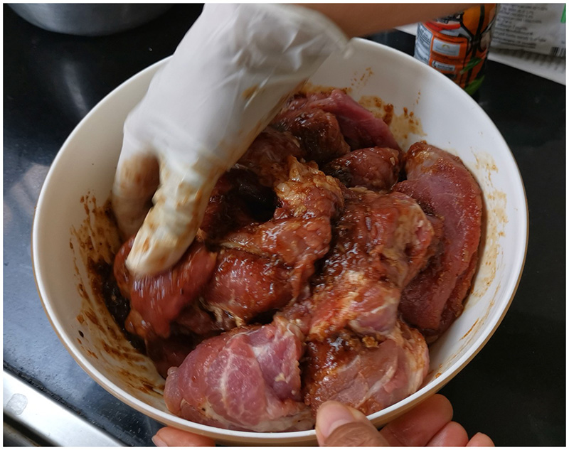 หมูทอดซอส ไร้น้ำมัน เมนูหมู เมนูหม้อทอด หมูทอด สูตรอาหาร