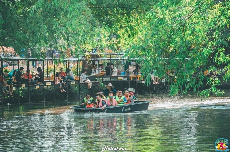 สถานที่ท่องเที่ยวตลาดน้ำสามวัง