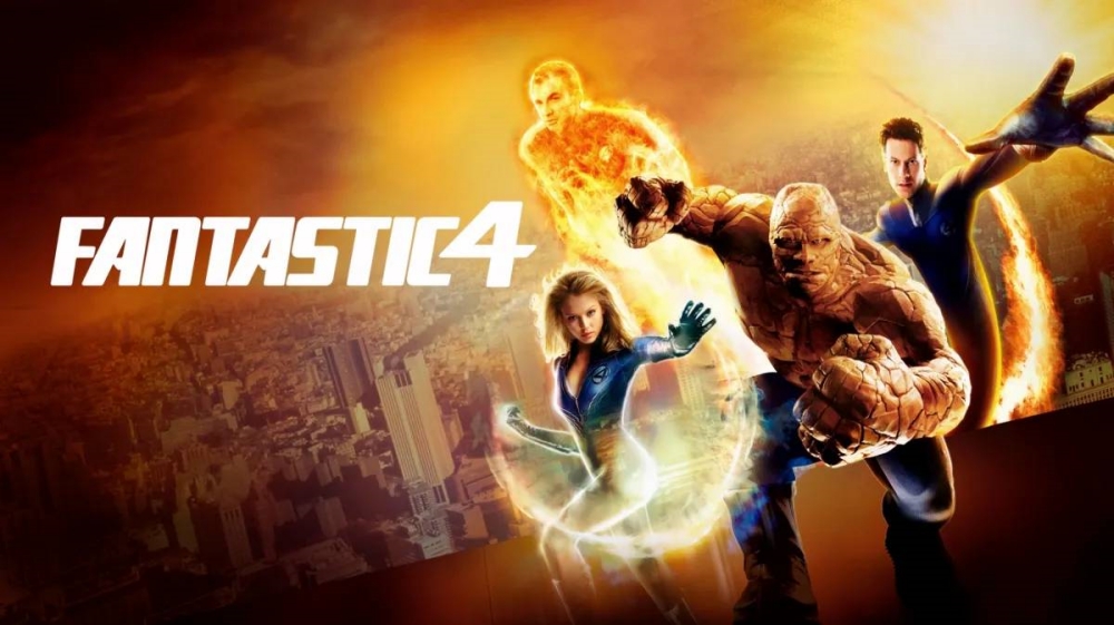โปสเตอร์หนัง Fantastic Four ปี 2005 ทีมซูเปอร์ฮีโร่ Marvel รุ่นแรก