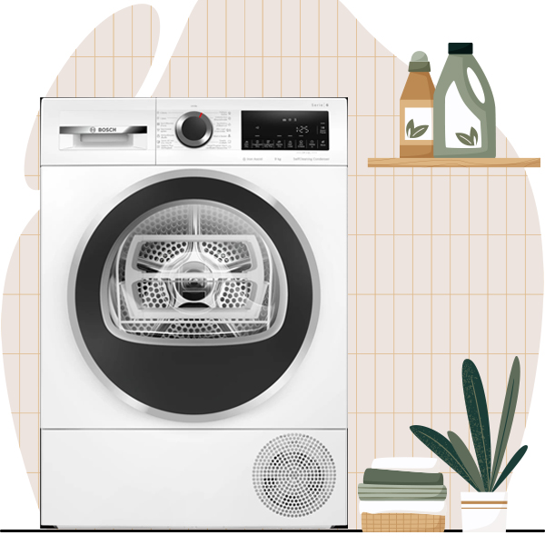 เครื่องอบผ้า Bosch รุ่น WQG245A0TH