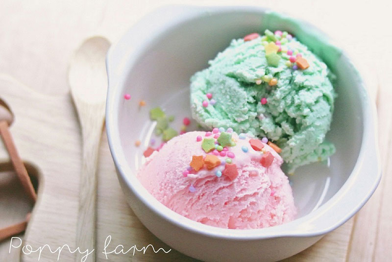 ไอศกรีมวานิลลาพาสเทล
